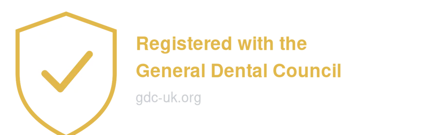 Registered with the General Dental Council